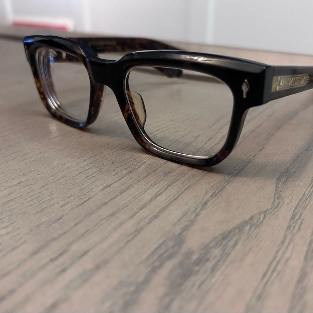 Jacques Marie Mage Plaza Tortoise Acetate Eyeglasses Frames – Luxury Designer